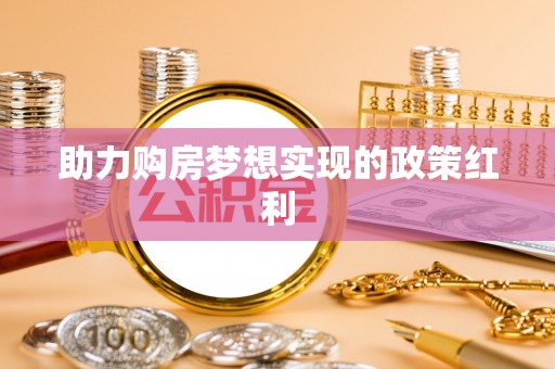 彭泽助力购房梦想实现的政策红利