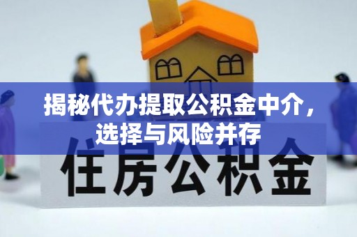 彭泽揭秘代办提取公积金中介，选择与风险并存