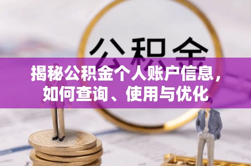 彭泽揭秘公积金个人账户信息，如何查询、使用与优化