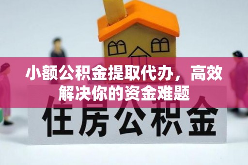 彭泽小额公积金提取代办，高效解决你的资金难题