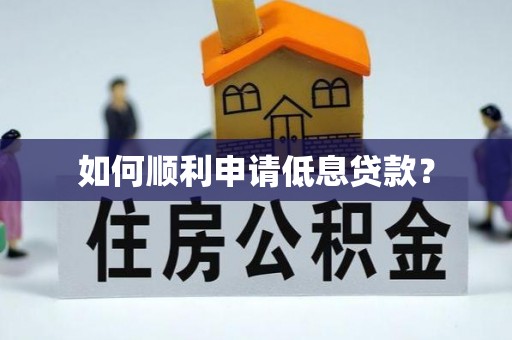 彭泽如何顺利申请低息贷款？