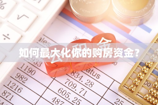 彭泽如何最大化你的购房资金？