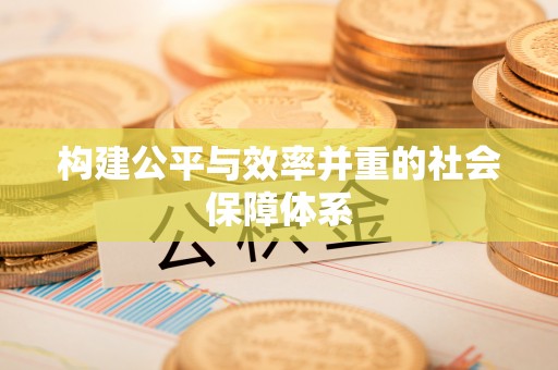彭泽构建公平与效率并重的社会保障体系