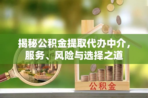 彭泽揭秘公积金提取代办中介，服务、风险与选择之道