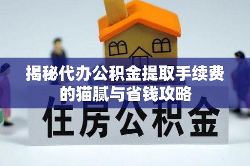彭泽揭秘代办公积金提取手续费的猫腻与省钱攻略