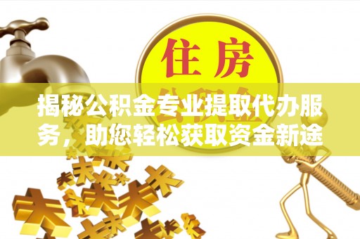彭泽揭秘公积金专业提取代办服务，助您轻松获取资金新途径